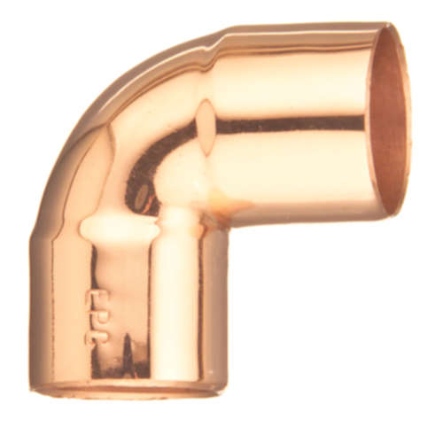 Elkhart Products 90° Elbow-Close Ruff Copper C x C