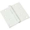 Door Hinge, Interior, Square-Edge, Prime Coat, 4-In.