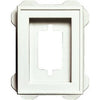 Recessed Mini Mounting Block, White