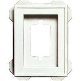 Recessed Mini Mounting Block, White