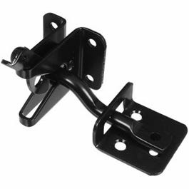 Gate Latch, Adjustable Sag, Black, 4-In. Bar