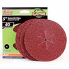 5-Pk., 5-In. 40-Grit Sanding Disc