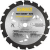 7.25-In. 18-TPI Carbide Saw Blade