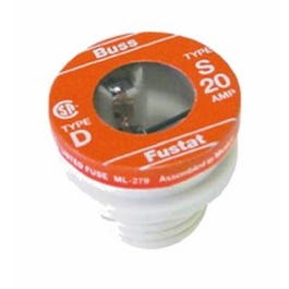 2-Pk. 20-Amp Type S Plug Fuse