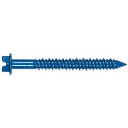 Masonry Screw Anchors With Bit, Hex Head, 1/4 x 2.25-In., 100-Pk.