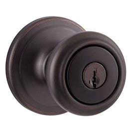 Cameron Bronze Entry Knob Lock With SmartKey