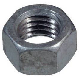 Hex Nuts, Galvanized, Tapered Oversize, Coarse Thread, 5/16-18, 100-Pk.