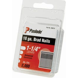 Brad Nail, Galvanized, 18-Gauge, 1.25-In., 2,000-Ct.