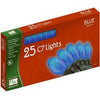 Christmas Lights Set, Blue Ceramic, 25-Ct.