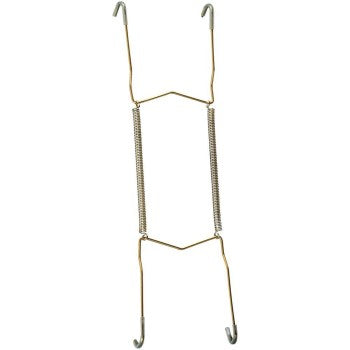 National 259978 Bright Brass Plate Hanger ~ Adjusts 8