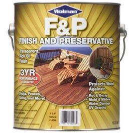 Premium Wood Finish & Preservative, Redwood Tone, 1-Gallon