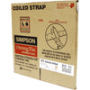 Simpson Strong-Tie 1-14 in. x 150 ft. Galvanized Steel 16 Gauge Coiled Strapping