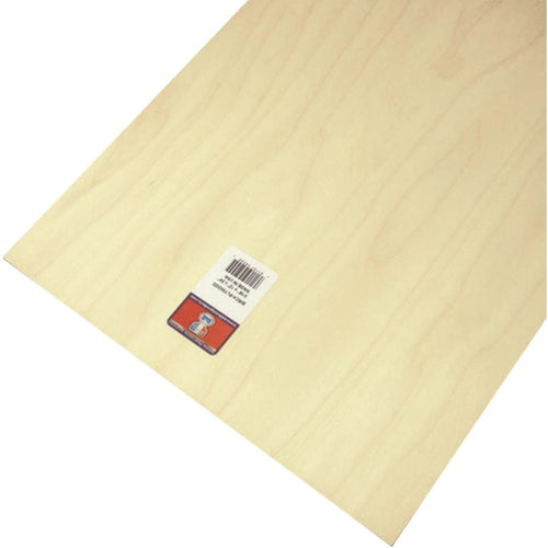 Midwest Products 3/16 In. x 12 In. x 24 In. Birch Plywood