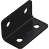 National Catalog 1212BC 1.6 In. x 3 In. Black Heavy Duty Wide Corner Brace