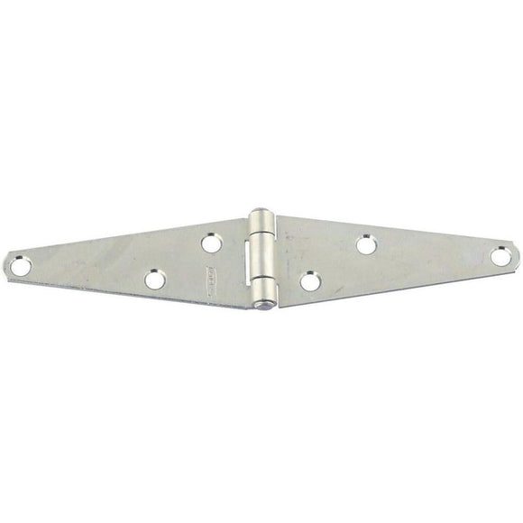 National 1.61 In. x 4 In. Zinc Heavy-Duty Strap Hinge (2-Pack)