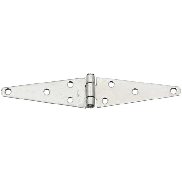 National 1.85 In. x 5 In. Zinc Heavy-Duty Strap Hinge (2-Pack)