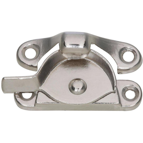 National Nickel 7/8 In. Crescent Sash Lock