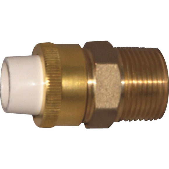 Genova 1/2 In. x 3/4 In. MIP Low Lead Transition CPVC Union