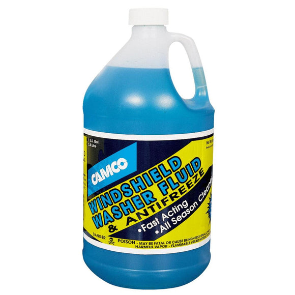 Camco Xtreme Blue 1 Gal. +20 Deg F Temperature Rating All Season Blend Windshield Washer Fluid