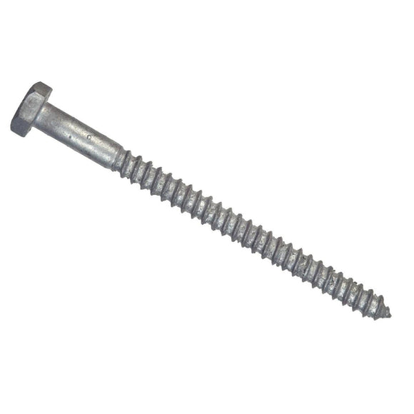 Hillman 5/16 In. x 4-1/2 In. Galvanized Hex Lag Screw (50 Ct.)