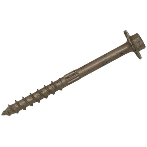Simpson Strong-Tie 0.195 In. 3 In. Large Hex Washer Structure Screw (50 Ct.)