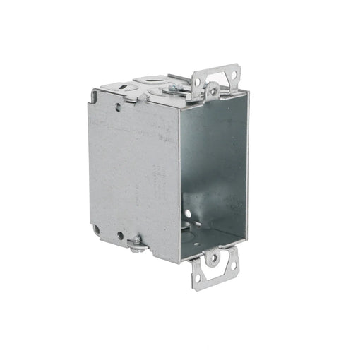 Raco 3 in. x 2 in. Switch Box Gangable 2-1/2 in. Deep One 1/2 in. KO & NMSC Clamps Plaster Ears