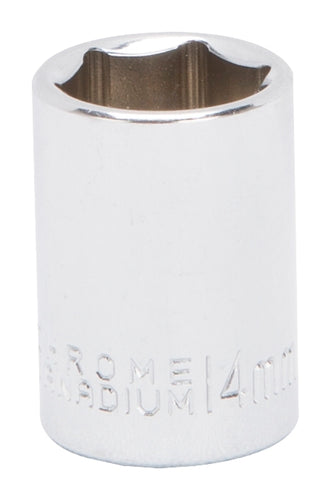 Vulcan Drive Standard Socket Metric 3/8 Drive 6-Point Chrome Vanadium Steel Chrome