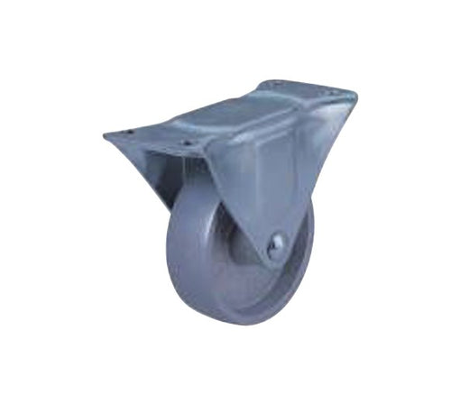 ProSource Rigid Caster Heavy Duty Steel Wheel Plate Gray 120 lb Steel Housing Material