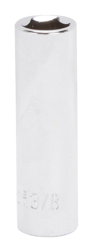 Vulcan Drive Standard Socket SAE 1/4 Drive 6-Point Chrome Vanadium Steel Chrome