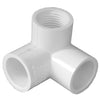 Genova PVC 90 Degree Elbow with Female Side Inlet Slip x Slip x FIP